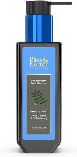 غسول الوجه Blue Nectar - تفتيح وتنظيف بدون جفاف
